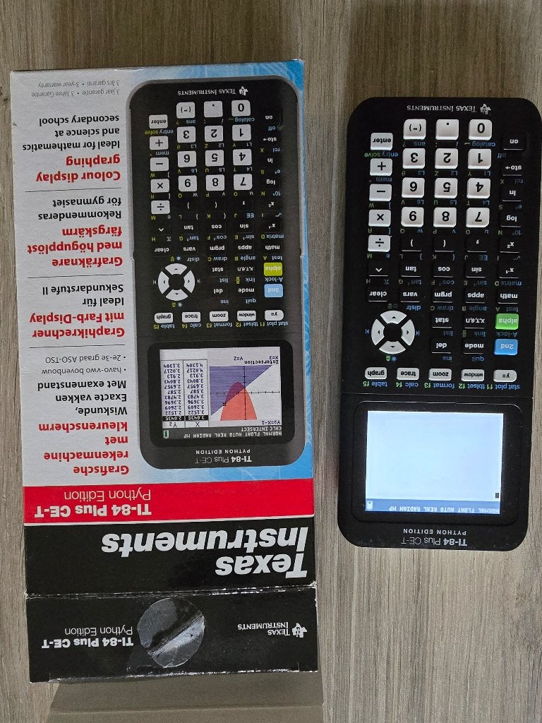 Grafisch rekenmachine met kleurenscherm, Ophalen of Verzenden, Grafische rekenmachine, Zo goed als nieuw