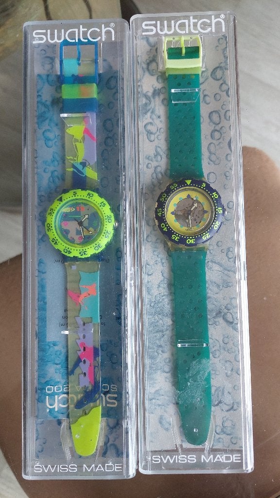 SWATCH DIVING PRO VINTAGE, Handtassen en Accessoires, Ophalen of Verzenden
