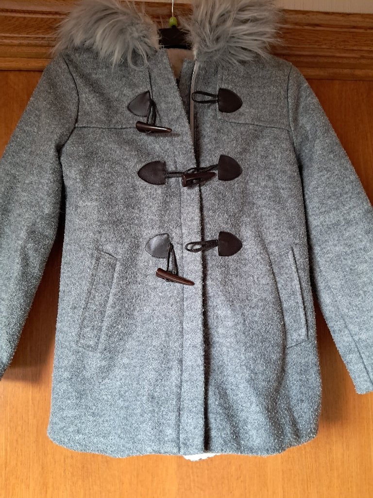 manteau doublé pour fille 10 ans, Kinderen en Baby's, Kinderkleding | Maat 140, Ophalen, Meisje, Jas