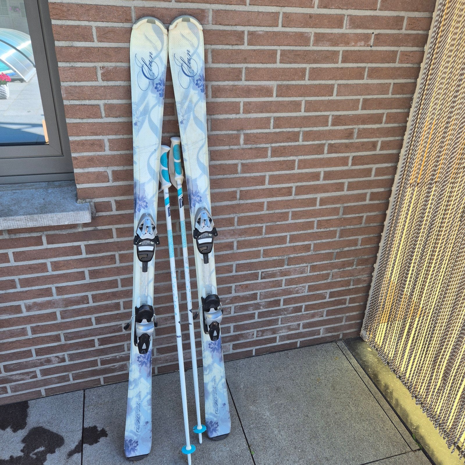 ski latten, Sport en Fitness, Skiën en Langlaufen, Ophalen, 140 tot 160 cm, Zo goed als nieuw, Ski's