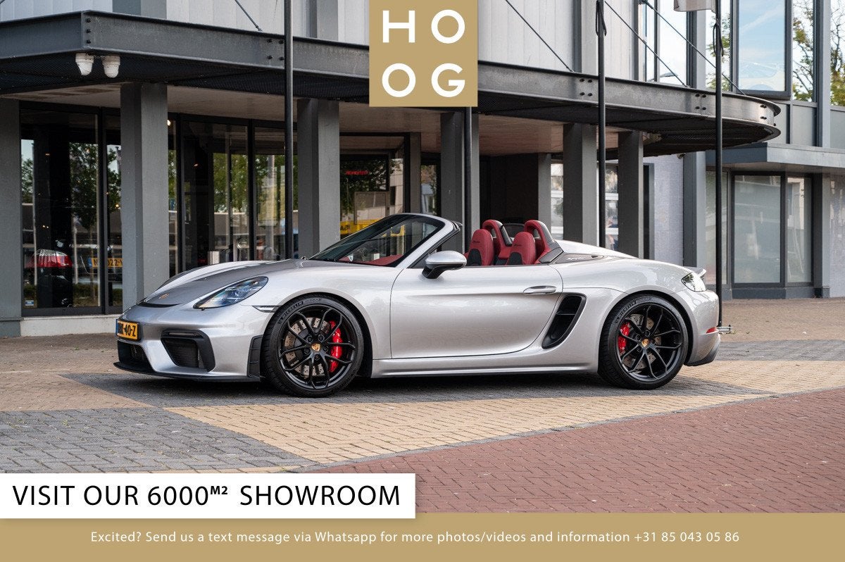 Porsche 982 718 Spyder 4.0, Cuir et Alcantara, Achat, Euro 6, Entreprise