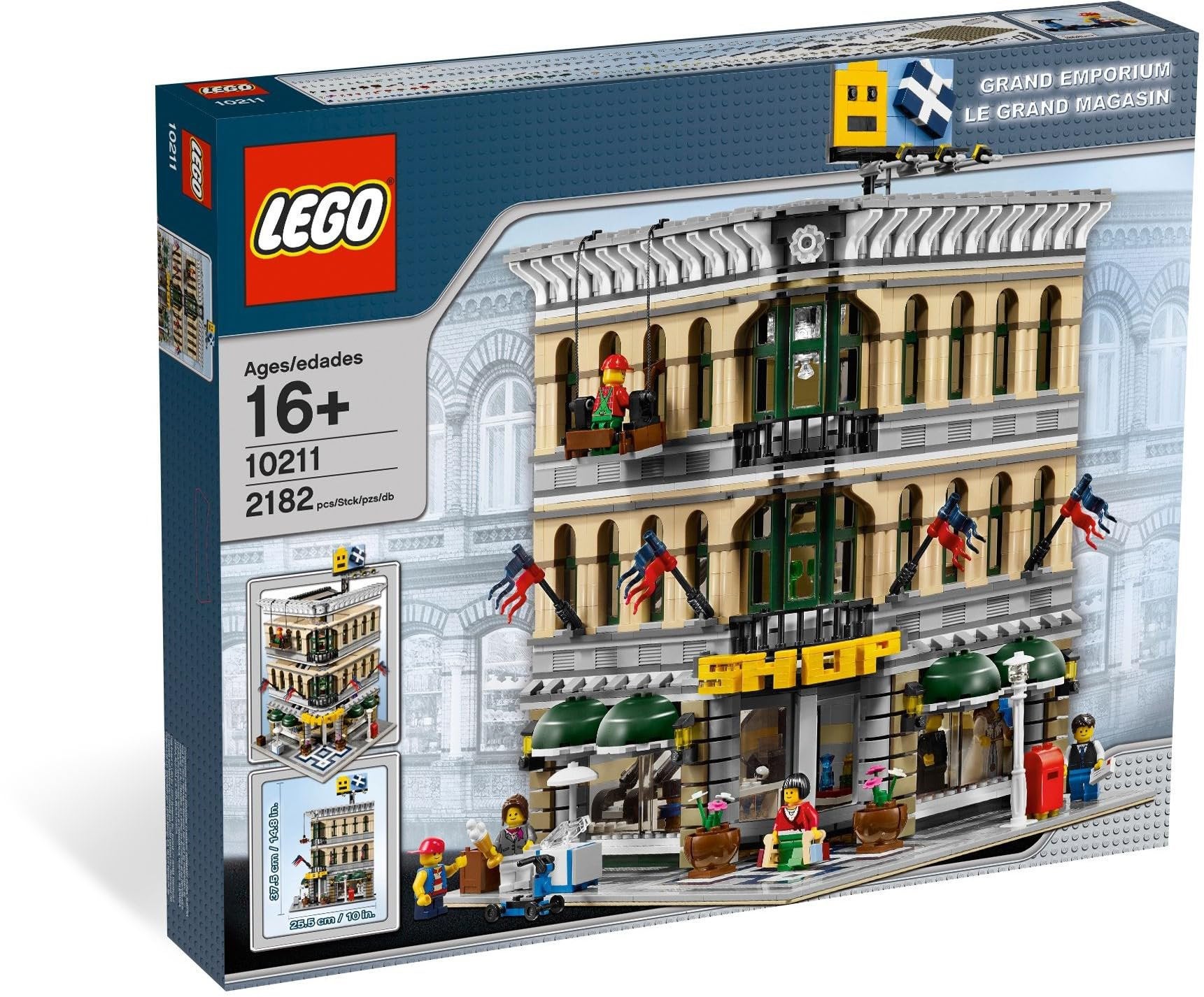 Lego 10211 grand emporium modular, Ophalen of Verzenden, Zo goed als nieuw, Lego