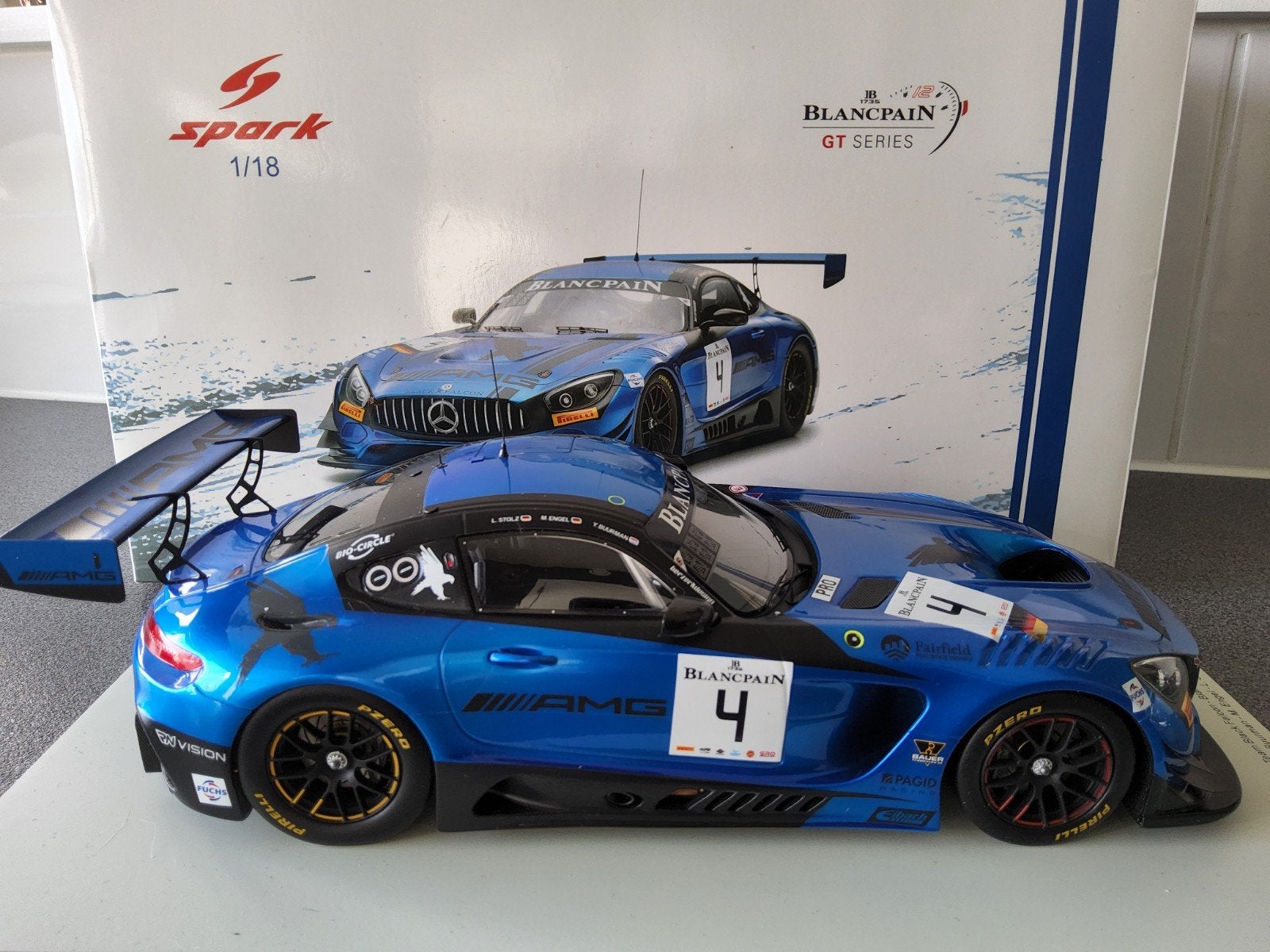 Mercedes AMG GT3., Ophalen of Verzenden