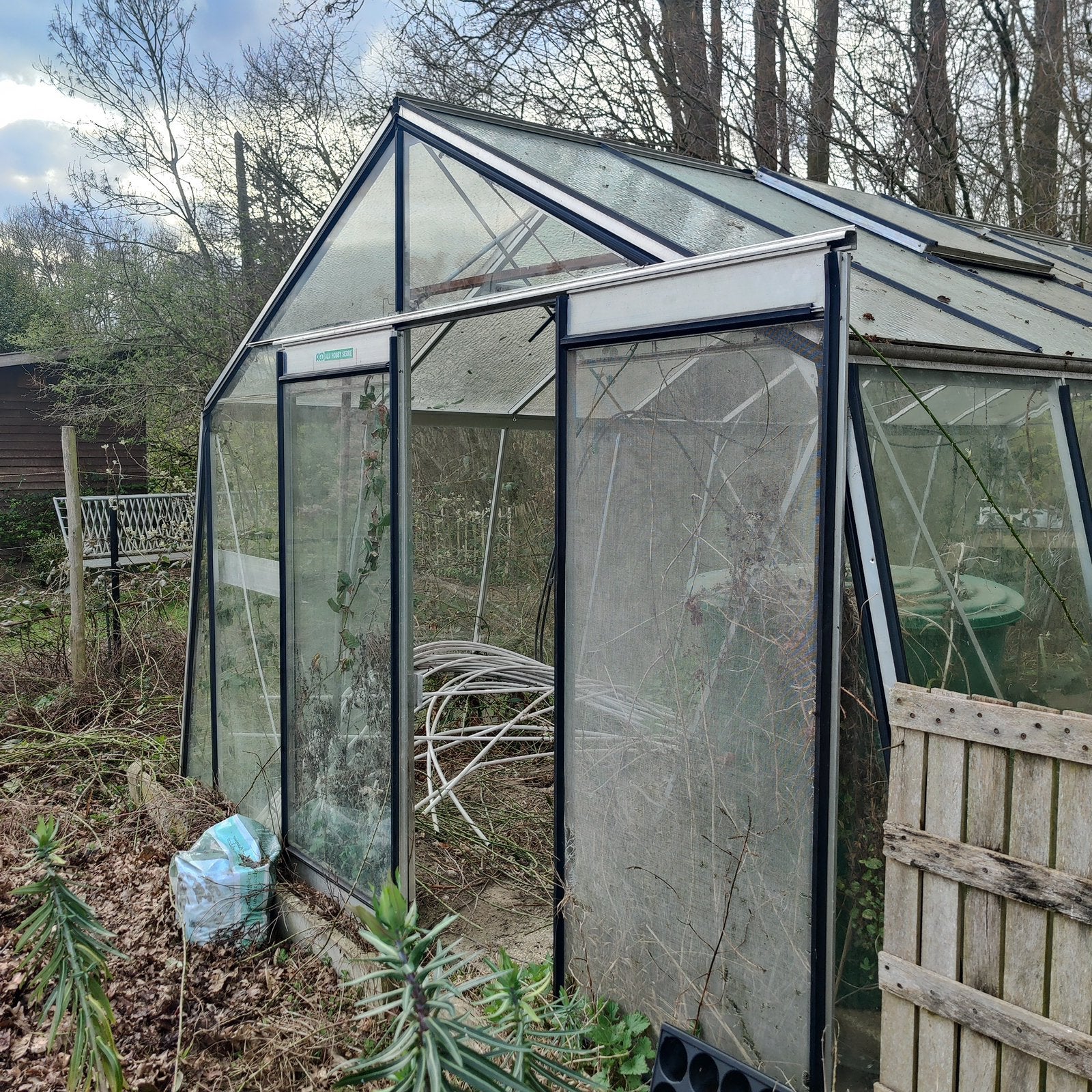 Serre ACD 22,5 m², reeds gedemonteerd, Tuin en Terras, Ophalen, Gebruikt, Kweekkas, Glas
