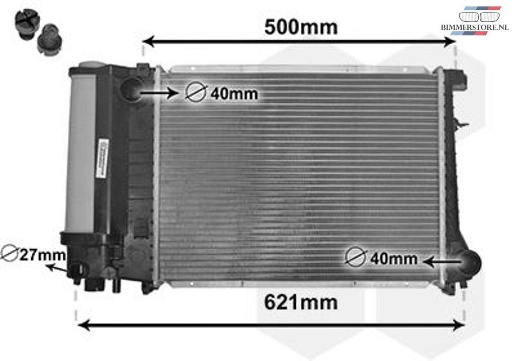 Radiateur 440x327x33 MM schakel BMW 3 serie E30 17111712978, -, -, Nieuw, Ophalen of Verzenden