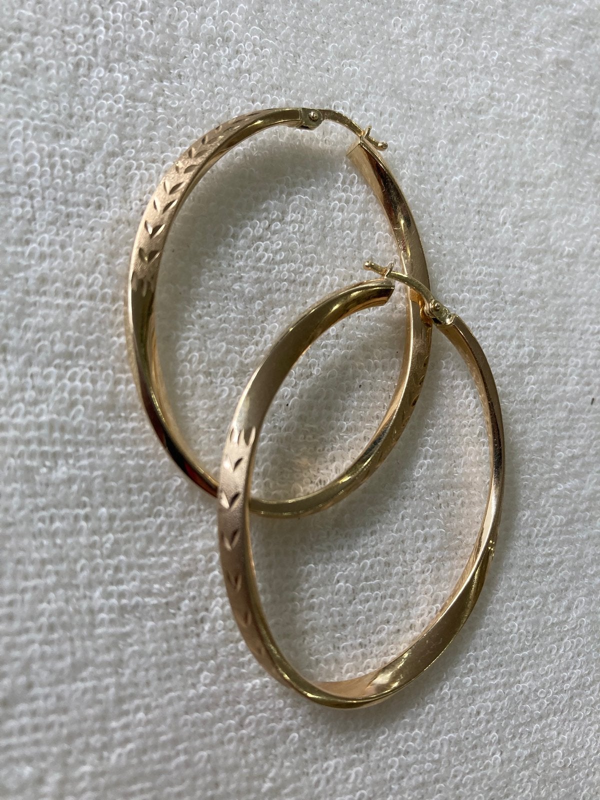 Boucles d’oreilles en or, Handtassen en Accessoires, Oorbellen, Ophalen of Verzenden, Goud, Goud, Hangers