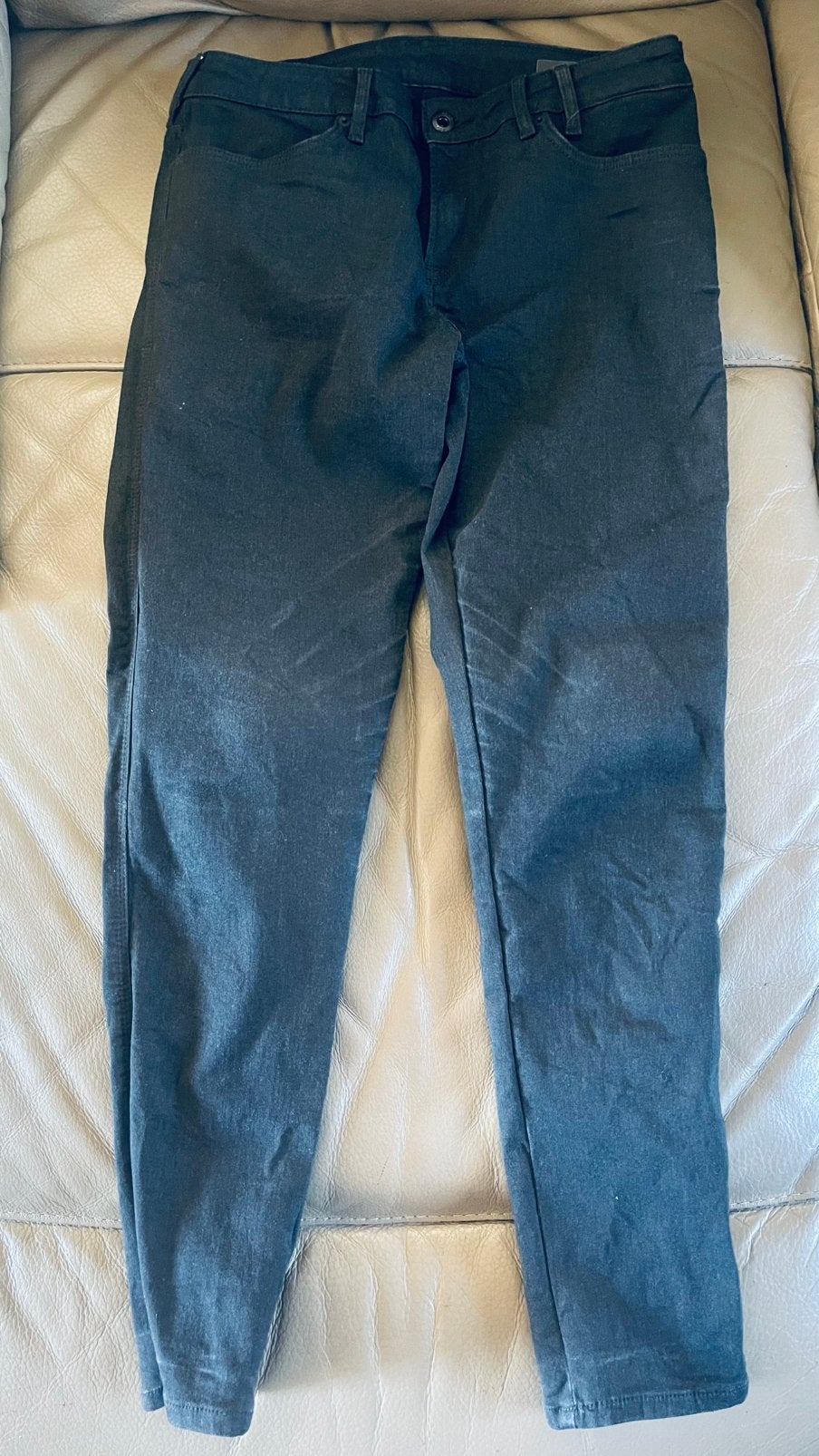 Revit! zwarte skinny motorjeans, Motoren, Kleding | Motorkleding, Ophalen, Tweedehands, Dames, Broek | textiel