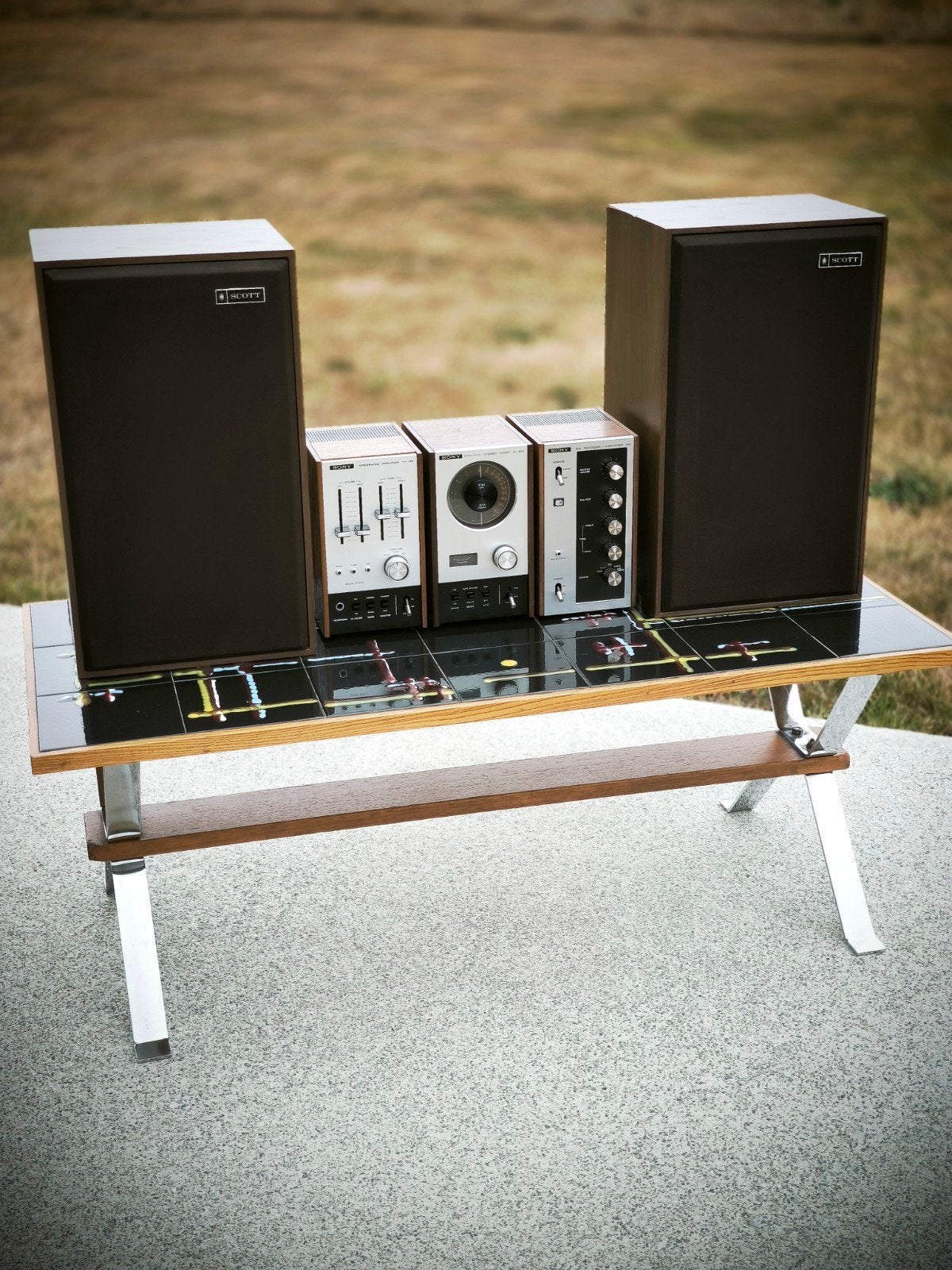 , SQA-100-decoder, TA-88 geïntegreerd, Audio, Tv en Foto, Luidsprekerboxen, Ophalen, Zo goed als nieuw, Stereo speakers, Sony