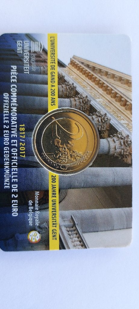Coincard 2€, Ophalen of Verzenden, Metaal, Losse munt