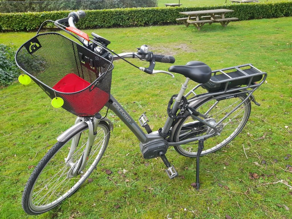 OXFORD ELECTRISCHE DAMESFIETS , TOPSTAAT, NIEUW ACCU 504Wh!, Fietsen en Brommers, Elektrische fietsen, Gebruikt, Overige merken