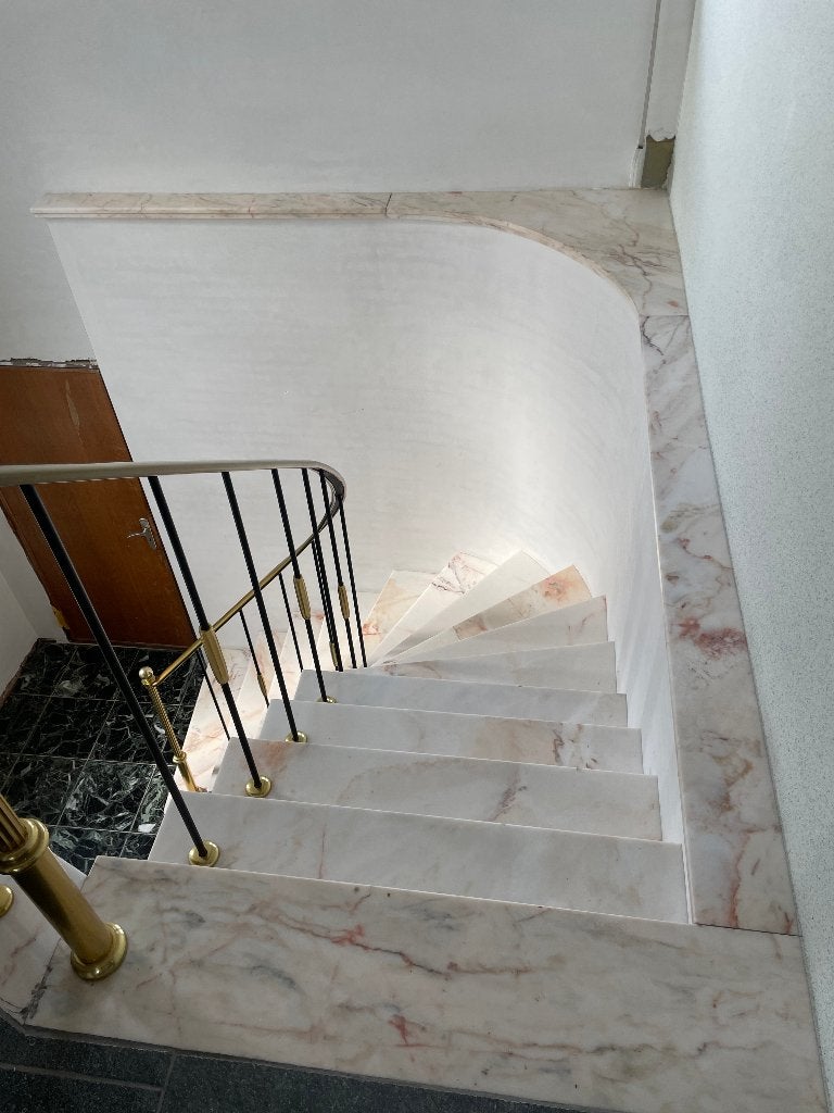 Massieve marmeren designtrap, Huis en Inrichting, Ophalen, Gebruikt