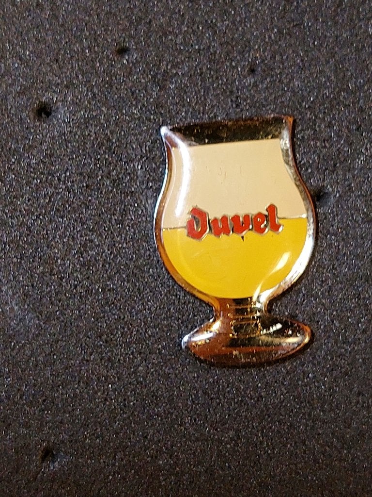 Pin bier DUVEL, Ophalen, Gebruikt