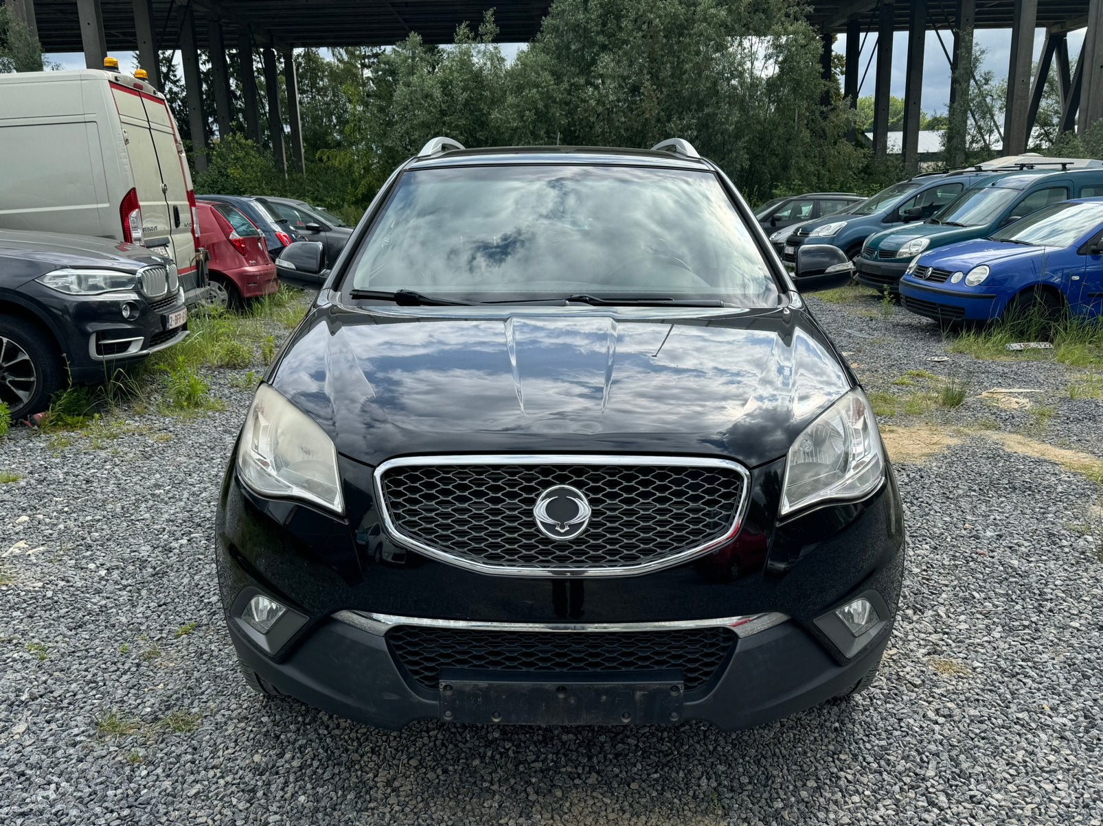 SSANGYONG KORANDO ACTYON 4X4, Automaat, 4 cilinders, Zwart, Leder