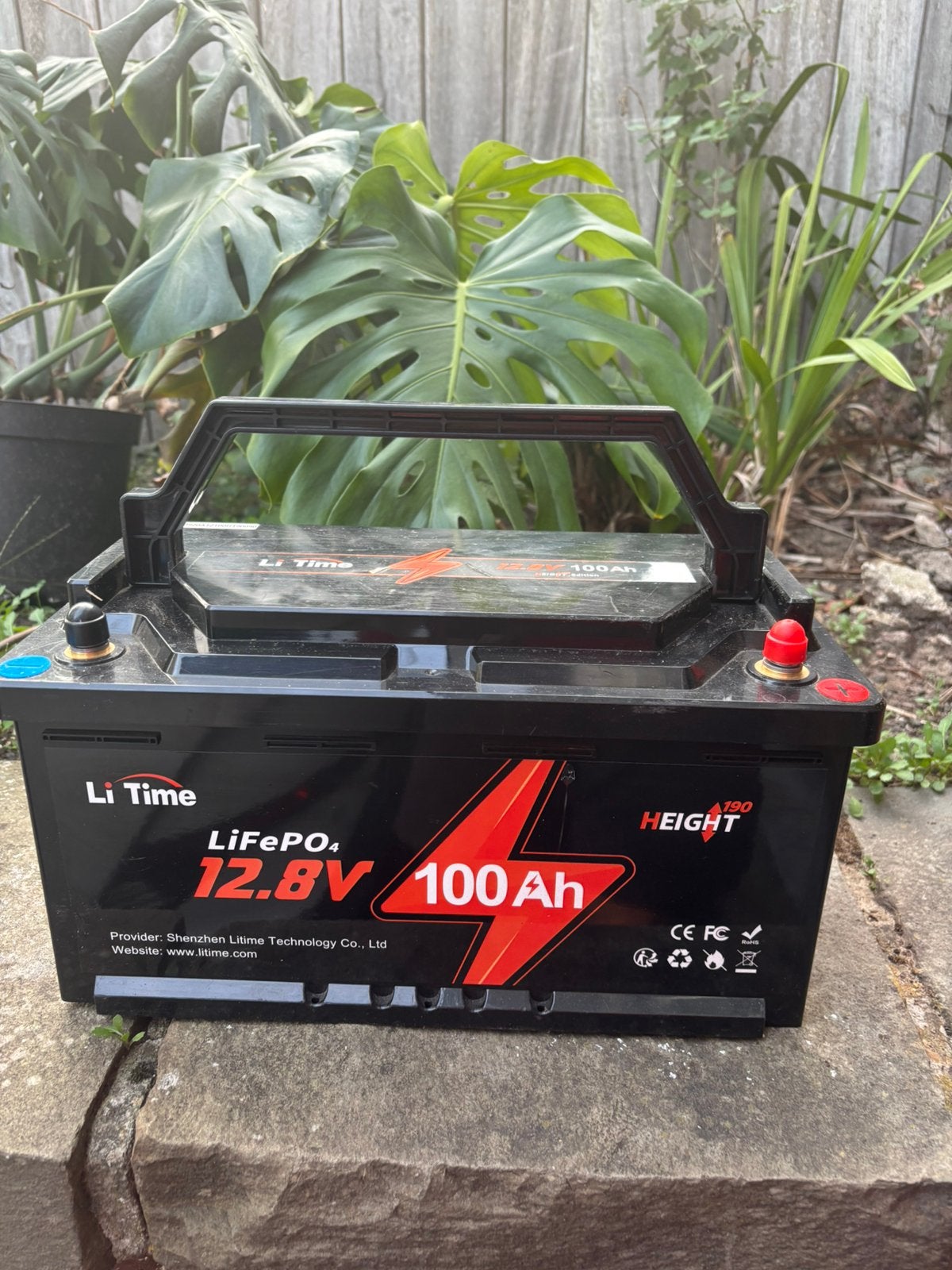 LiTime Lifepo4 - 100Ah 12.8V accu, Gebruikt