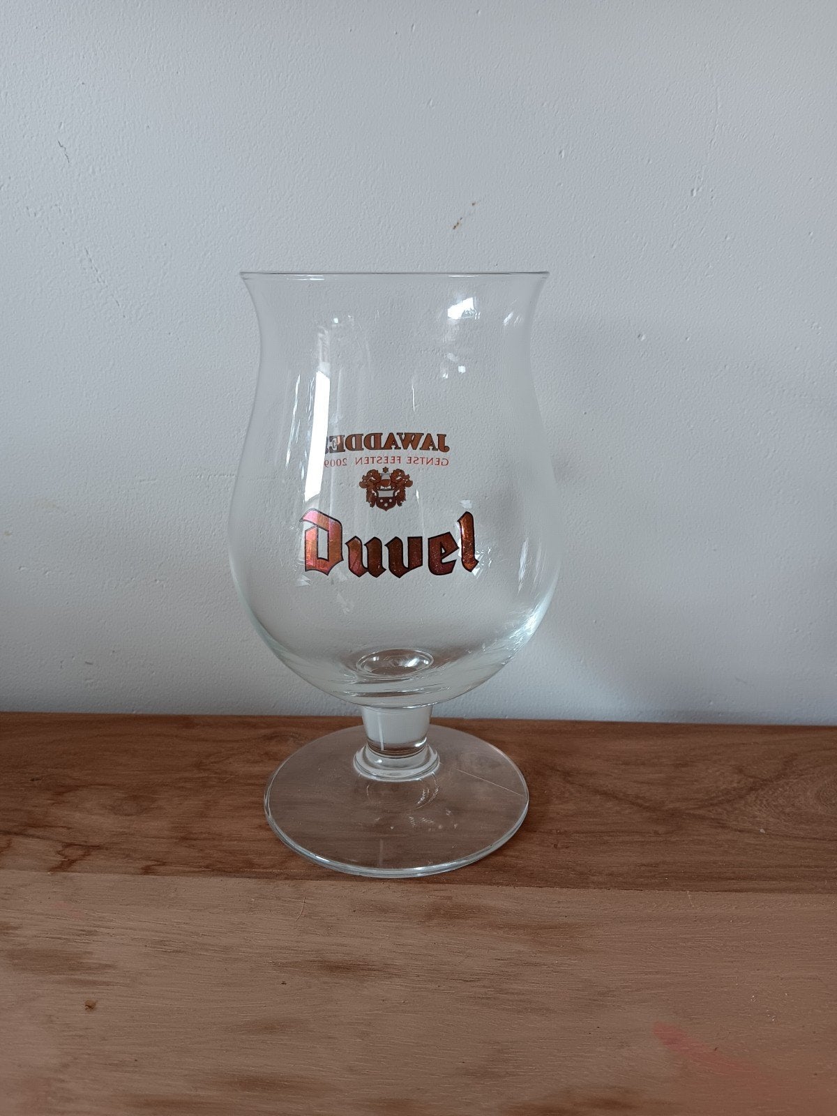 Bierglas duvel gentse feesten 2009 jawadde!, Ophalen of Verzenden, Duvel