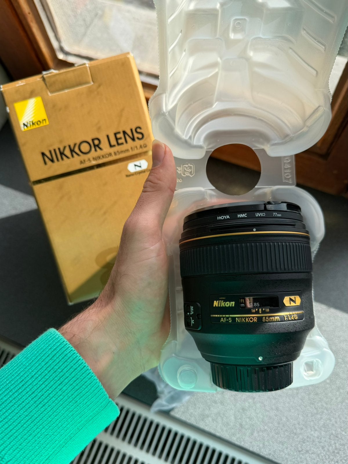 Nikon AF-S 85mm f/1.4G / perfecte staat., Ophalen, Zo goed als nieuw, Nikon