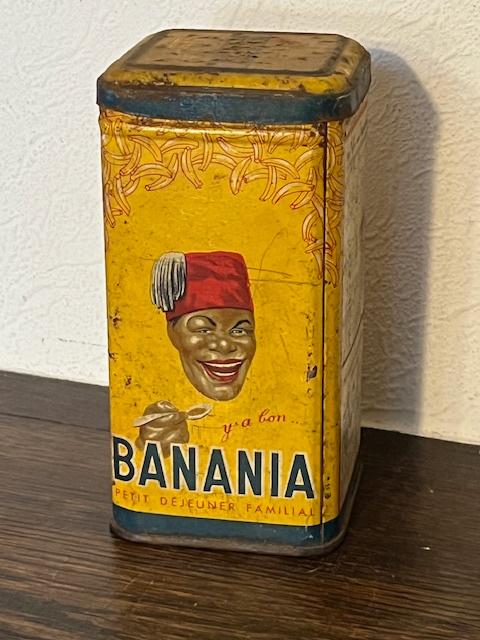 Ancienne boîte en métal de Banania, Collections, Boîte en métal, Enlèvement