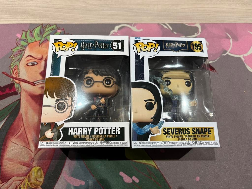 Funko Pop Harry Potter #51 & Severus Snape #195 – Vinyl, Ophalen of Verzenden, Zo goed als nieuw