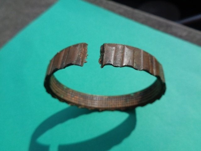 WO 1 of WO 2 granaat ring, Verzamelen, Militaria | Algemeen, Ophalen of Verzenden, Landmacht, Overige typen