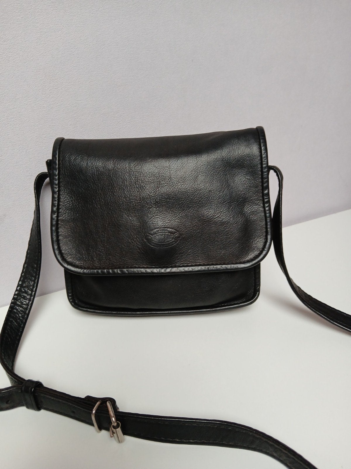 Tasje (vorm vintage Coach-stijl), Handtassen en Accessoires, Tassen | Schoudertassen, Ophalen of Verzenden, Leer