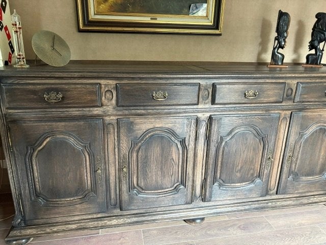 eiken dressoir, Ophalen, Gebruikt, Met deur(en), Eik