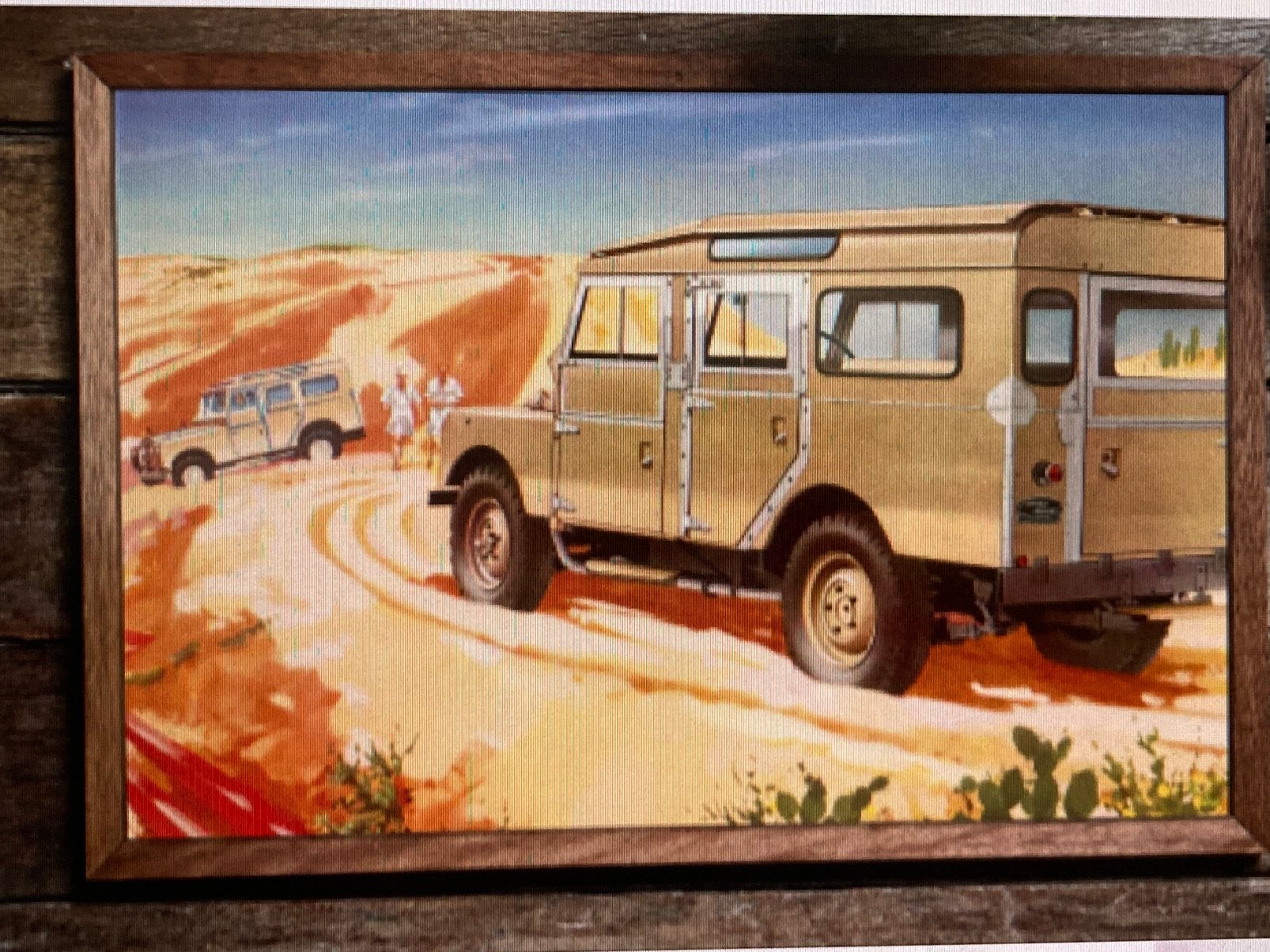 Poster oude land rover prenten - 5 stuks - 50x70 cm per stuk, Verzamelen, Ophalen, Zo goed als nieuw, Auto's