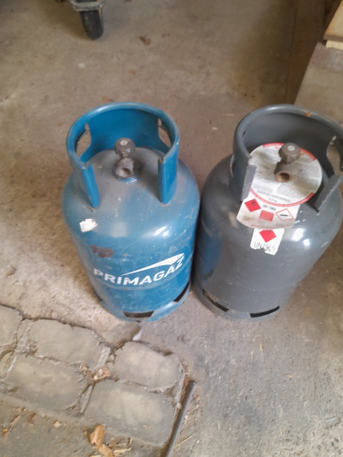 gasflessen propaan/butaan (antargaz en primagaz), Enlèvement, Utilisé