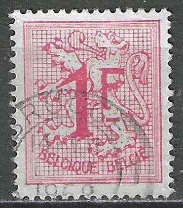 Belgique 1951 - Yvert/OBP 859a - Chiffre du lion hérald (ST), Timbres & Monnaies, Timbres | Europe | Belgique, Affranchi, Envoi