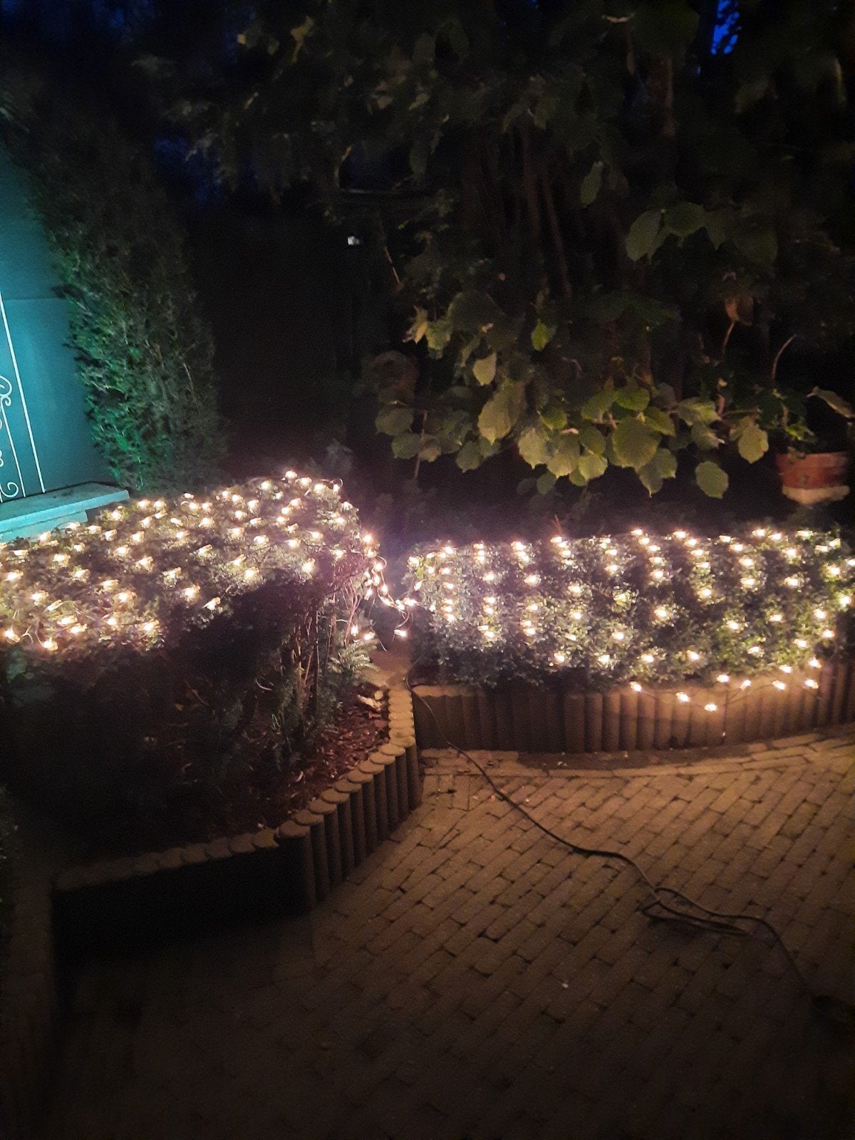 kerstliedjes in een netvorm voor op hagen of muren, Jardin & Terrasse, Enlèvement