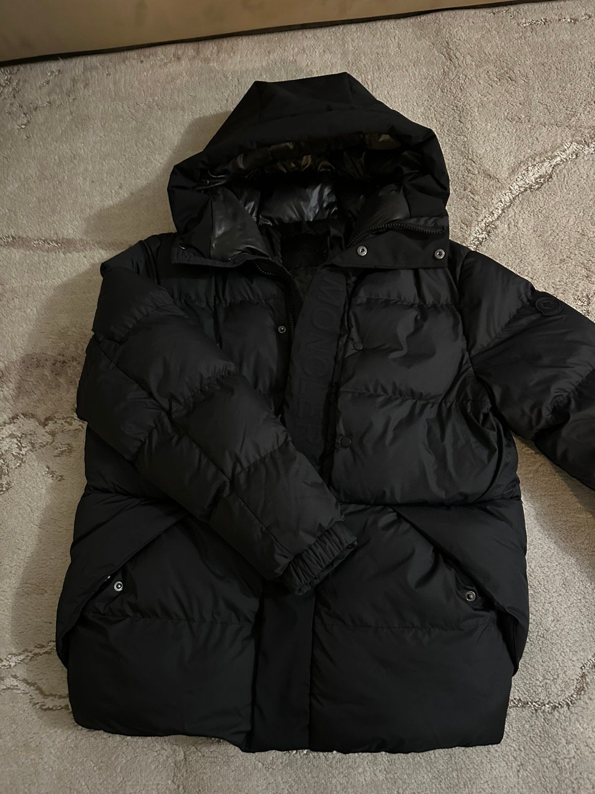 Moncler madeira jas, Kleding | Heren, Ophalen of Verzenden, Nieuw, Maat 48/50 (M), Zwart