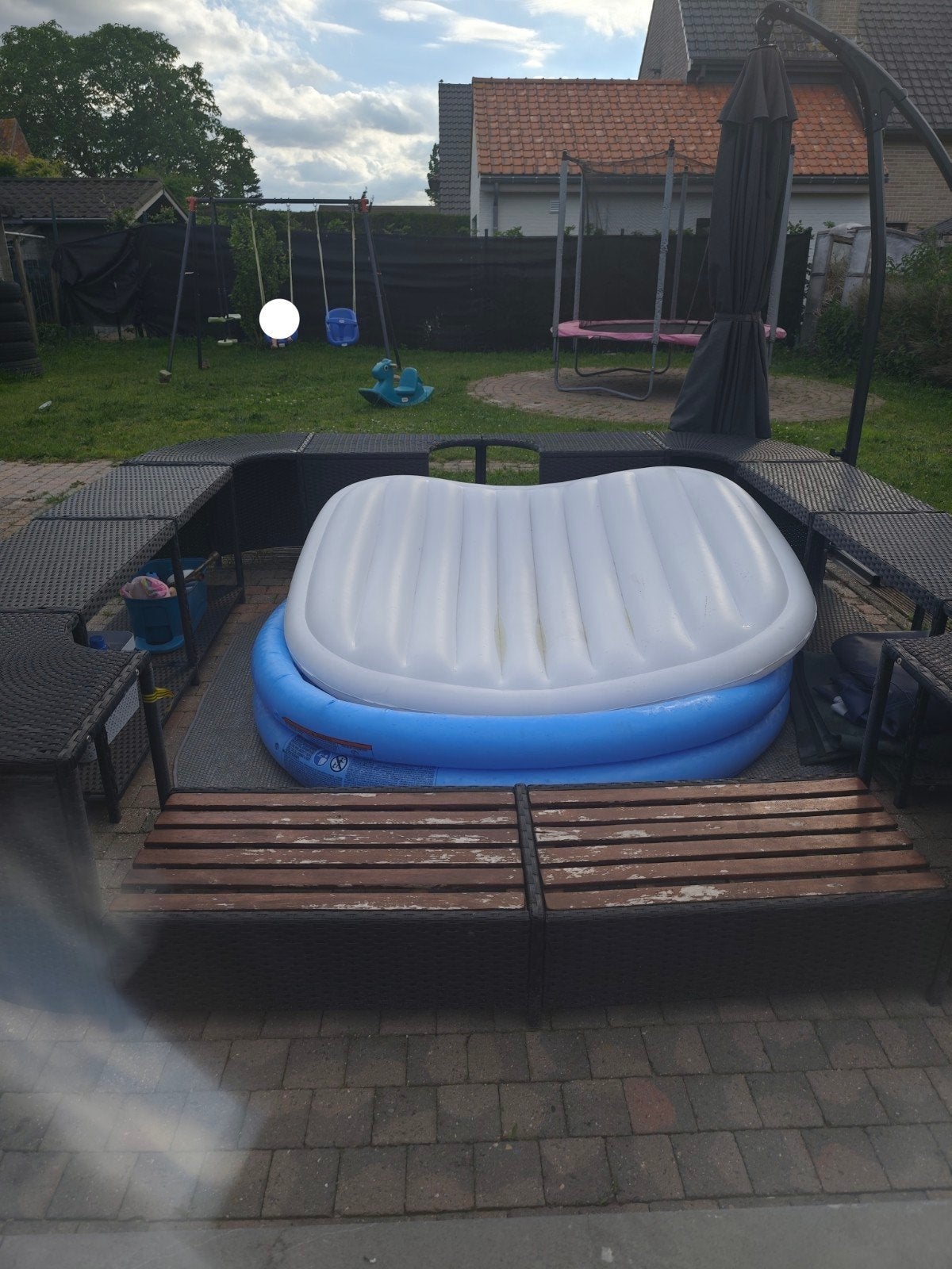 Jacuzzi ombouw met obergruimte, Tuin en Terras, Ophalen of Verzenden