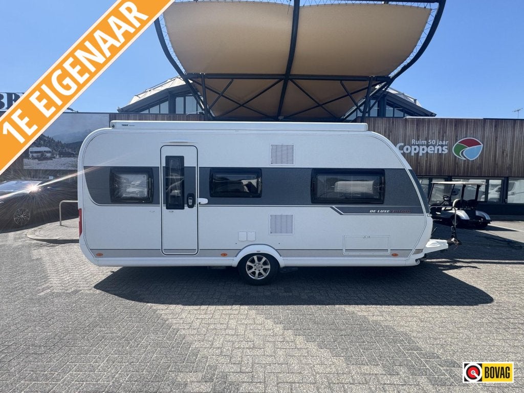 Hobby De Luxe Edition 495 UL MOVER + AIRCO !, Rondzit, Hobby, 4 tot 5 meter, Tot en met 4