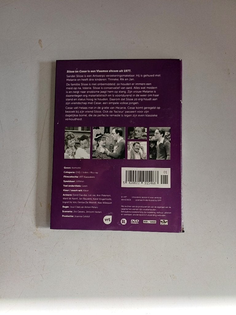 Slisse en cesar, Cd's en Dvd's, Alle leeftijden, Zo goed als nieuw, Komedie, Complete serie