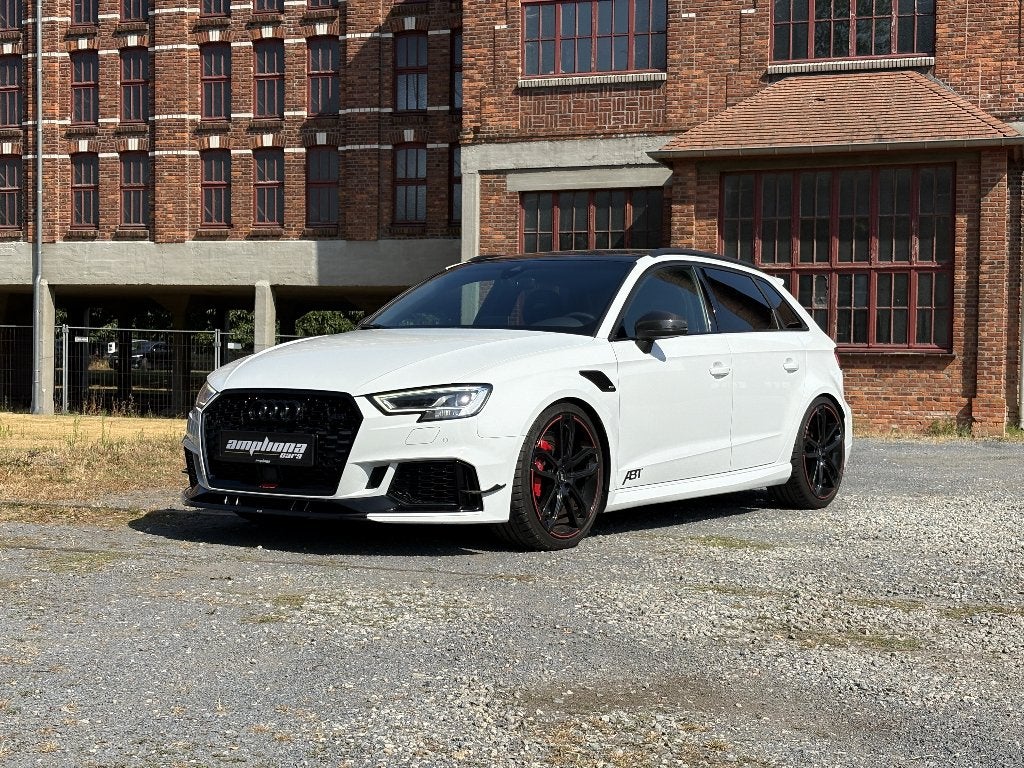 Audi RS3     Unique en Europe; le canon RS3 ABT ultime, Autos, Cuir, 2480 cm³, Euro 6, Entretenue par le concessionnaire