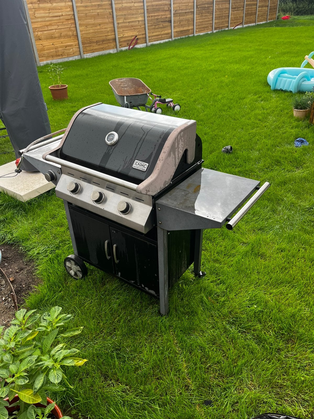 Gas bbq, Ophalen, Gebruikt