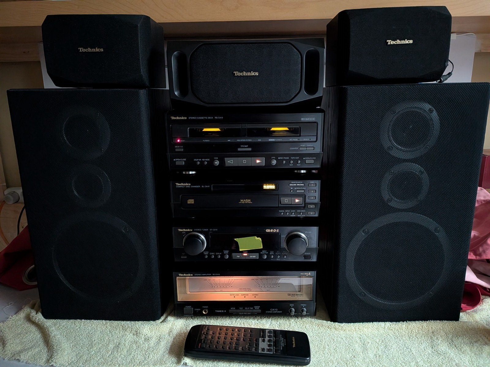 chaîne Hi-Fi Technics model SC-CA10, Enlèvement