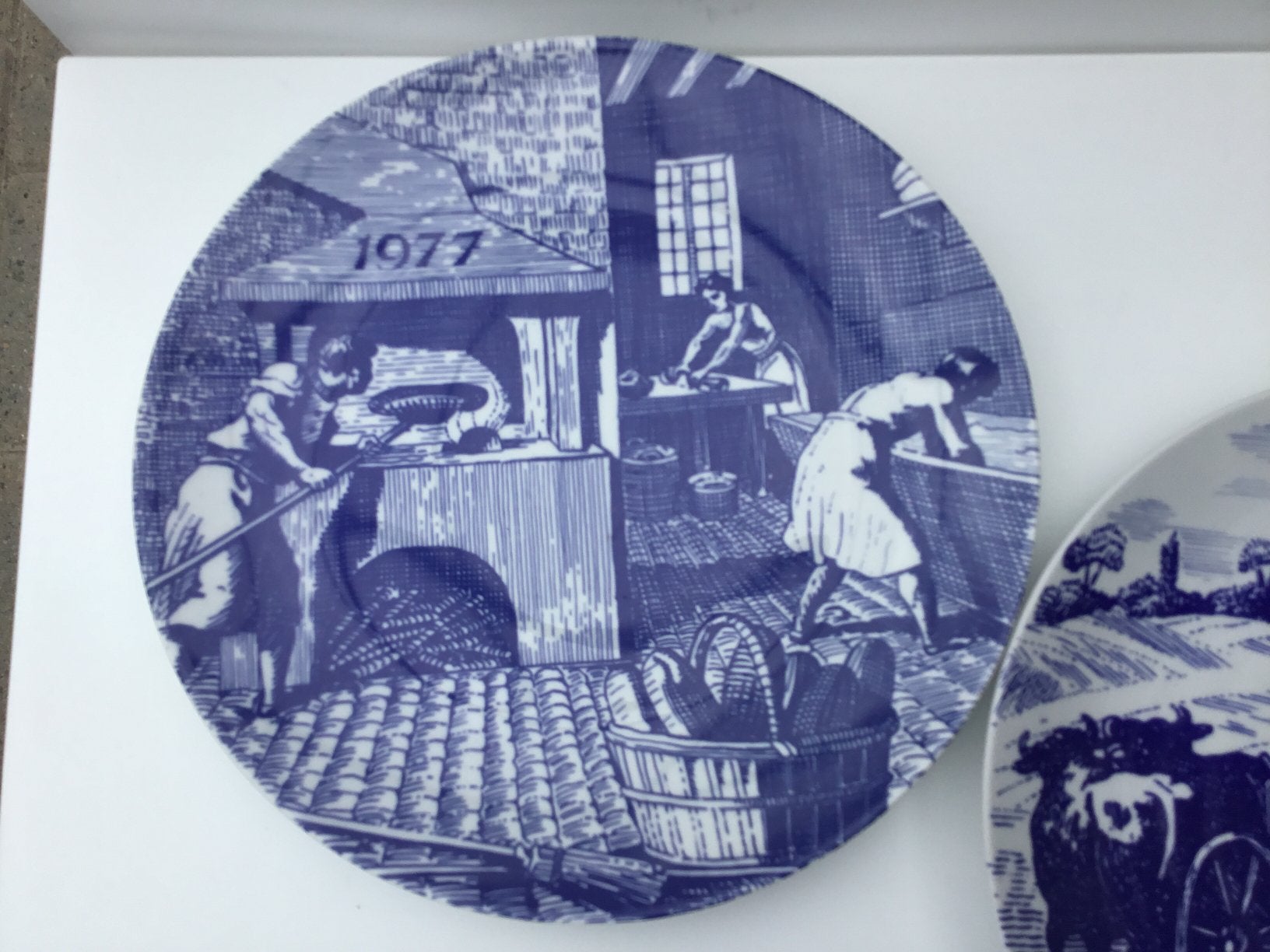 Assiette de collection Winterling Bavaria 1977 et 1978, Enlèvement
