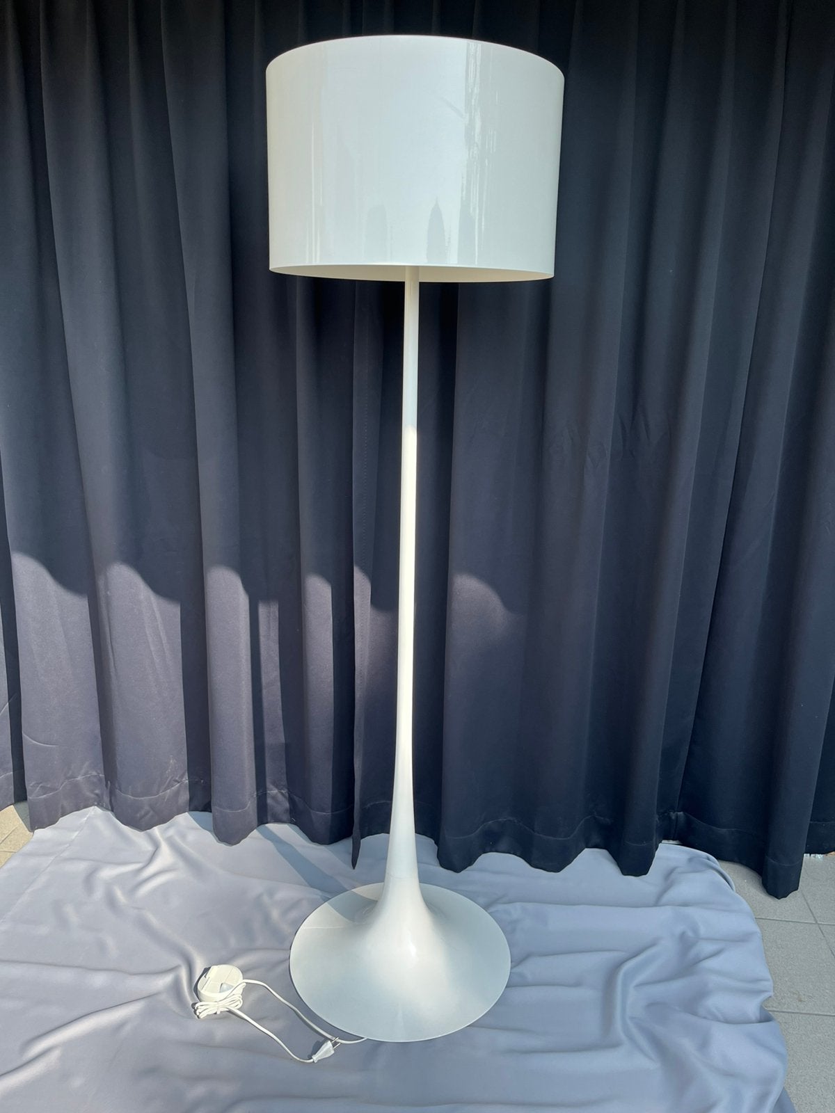 Flos Spun Light - vloerlamp wit, Ophalen, Gebruikt, Design, E27 (groot)