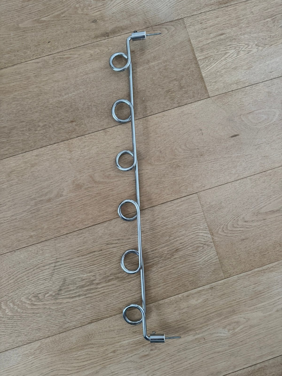 Flessenhouder voor wandmontage voor 6 flessen, Ophalen of Verzenden, Zo goed als nieuw