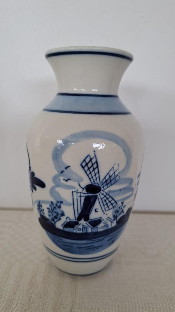 Delfts blauw vaasje, Antiek en Kunst, Antiek | Keramiek en Aardewerk, Ophalen