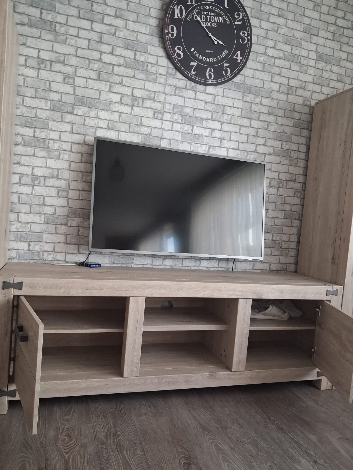 Meubles TV 3 pièces + table basse + table à manger pour 6 pe, Maison & Meubles, Enlèvement, Utilisé