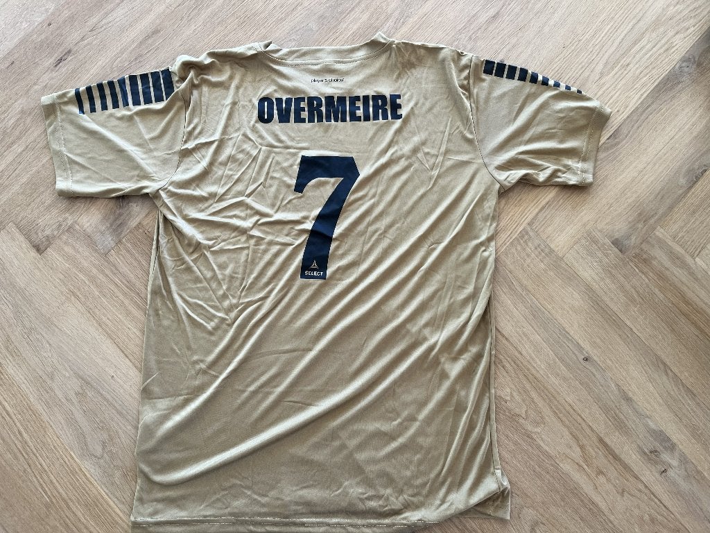 Match-worn shirt nr7 Overmeire LMV galamatch, Sports & Fitness, Taille M, Enlèvement, Comme neuf, Maillot
