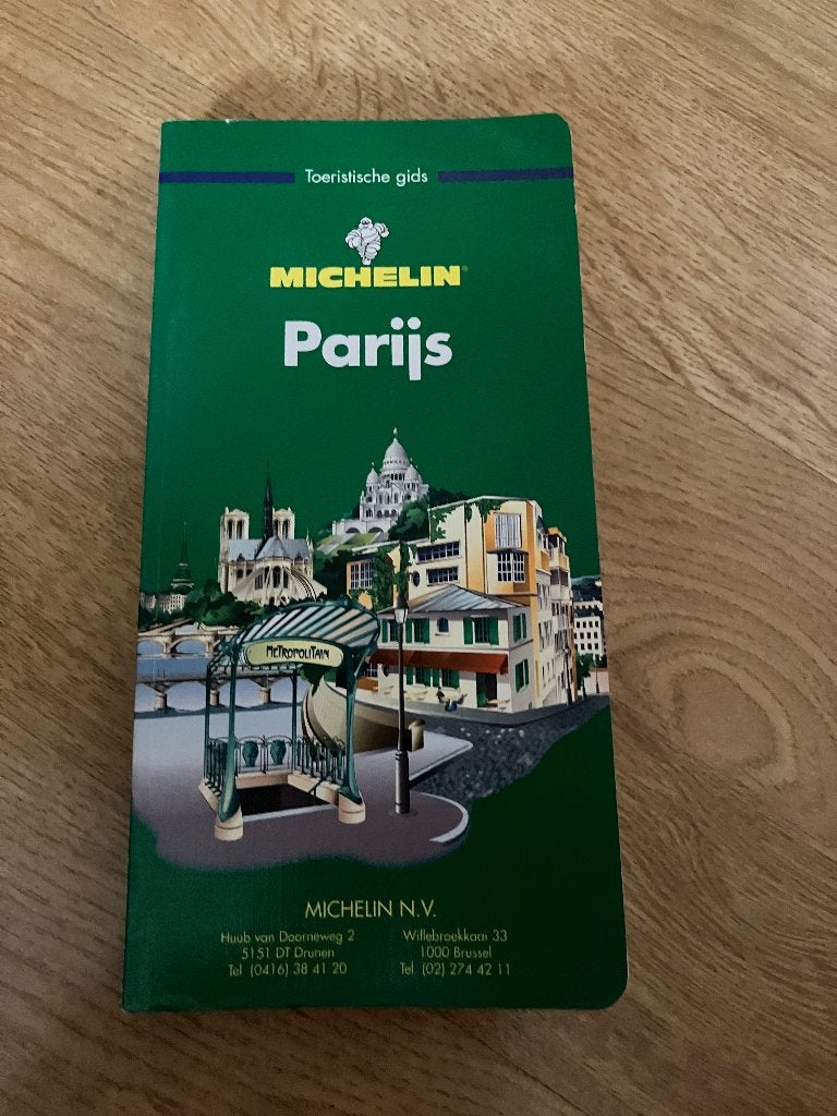 Reisboeken Parijs, Ophalen, Gelezen, Michelin