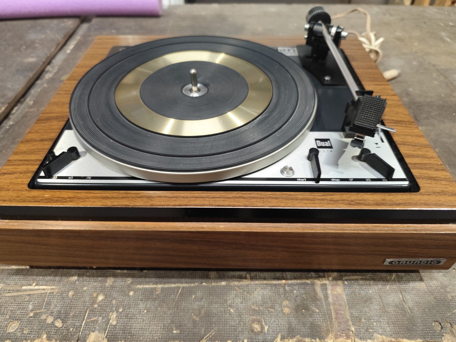 Grundig platenspeler Shure m75, Antiek en Kunst, Ophalen