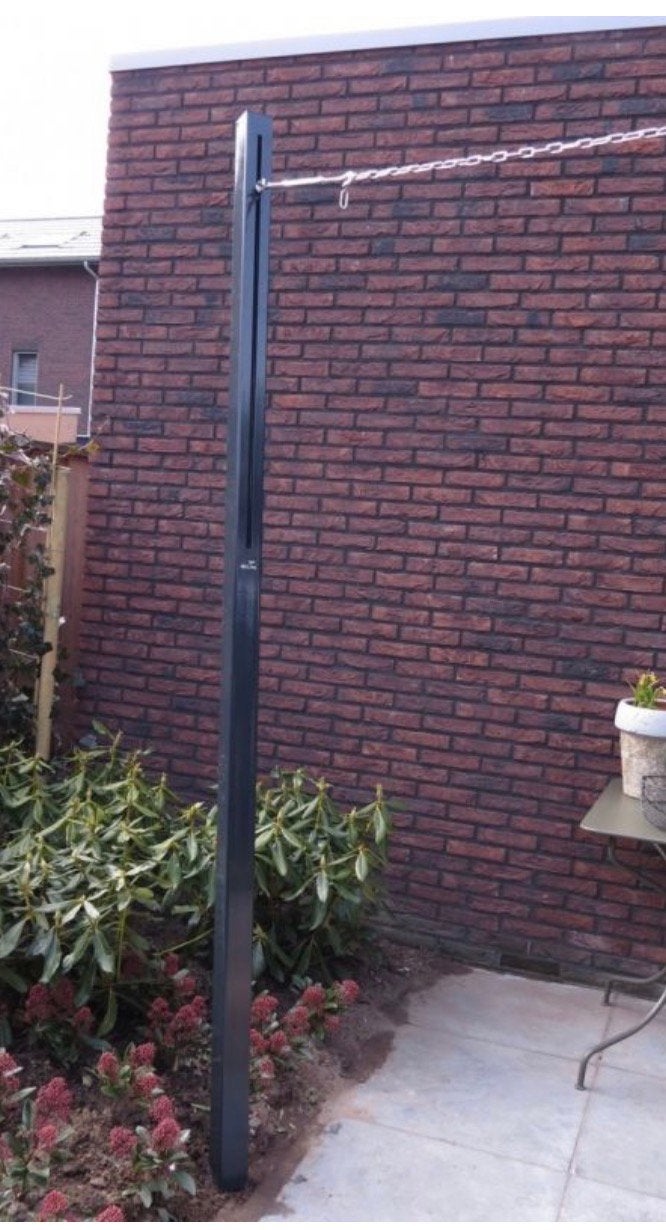 NIEUW: Nesling Verstelbare paal& grondanker voor Schaduwdoek, Ophalen, Nieuw, 250 cm of meer, Palen