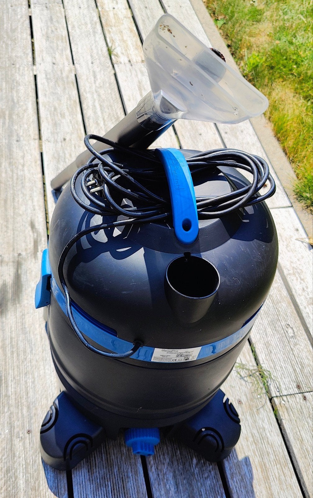 Ubbink VacuProCleaner Maxi - Vijverstofzuiger 1400W, Tuin en Terras, Vijver-toebehoren, Ophalen, Zo goed als nieuw, Vijverstofzuiger