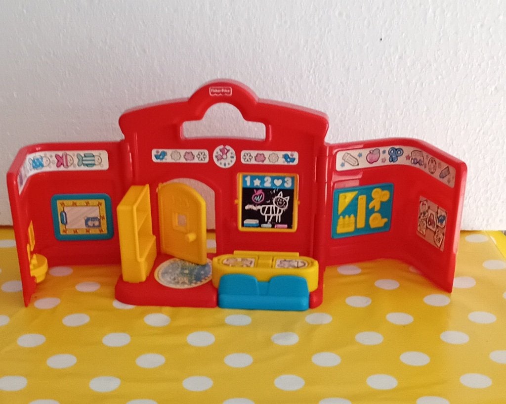 Fisher Price - klein schooltje, Kinderen en Baby's, Speelgoed | Fisher-Price, Ophalen, Gebruikt