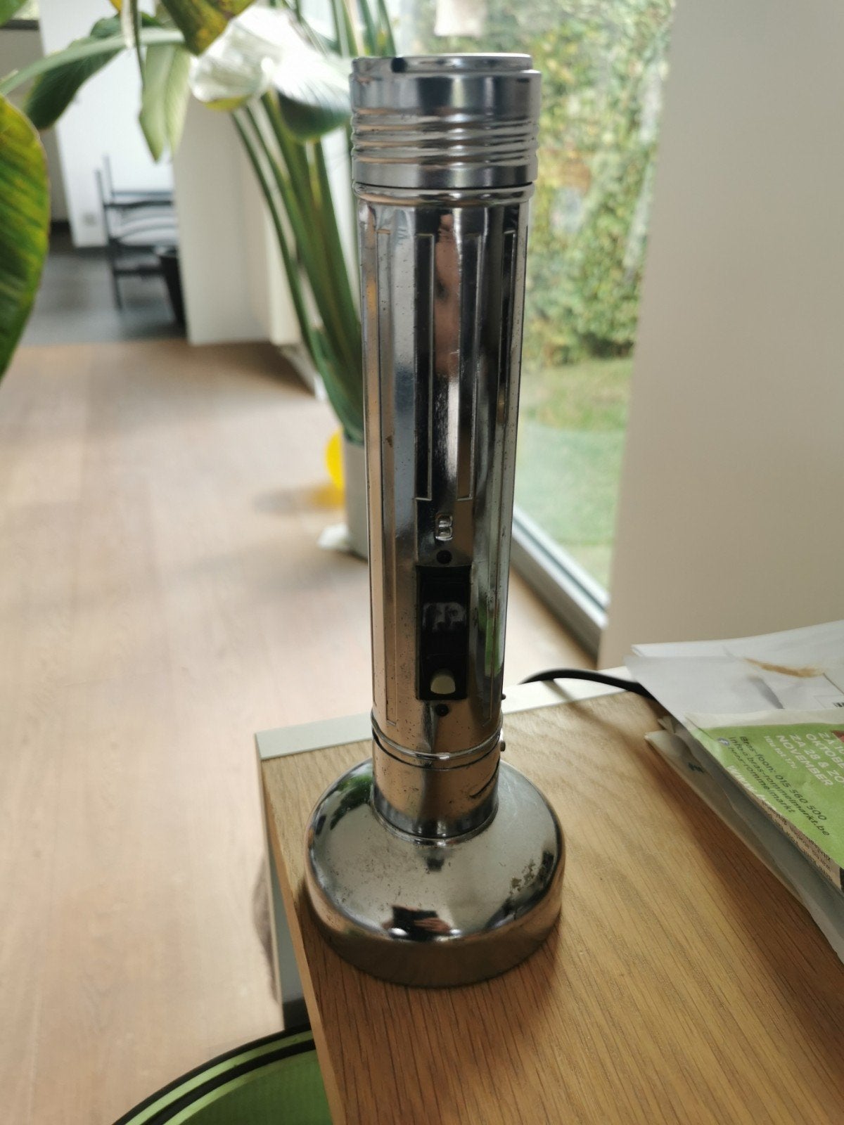 Vintage zaklamp WONDER Made in France, Ophalen of Verzenden, Gebruikt, Batterij