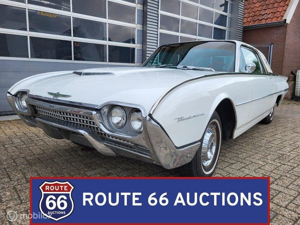 Ford Thunderbird Landau | 1962 | Route 66 Auctions, Auto's, Zwart, Bedrijf, Handgeschakeld, Overige carrosserie