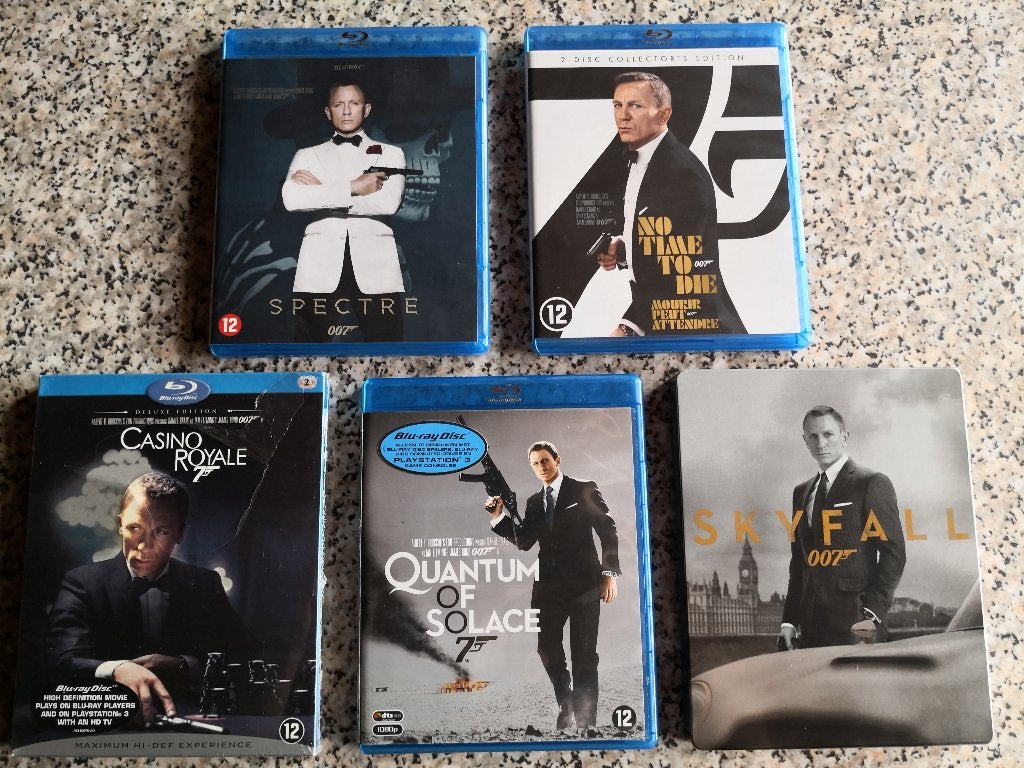 Blu-ray james bond - Daniel Craig - collectie - 5 films, Enlèvement ou Envoi, Blu-ray